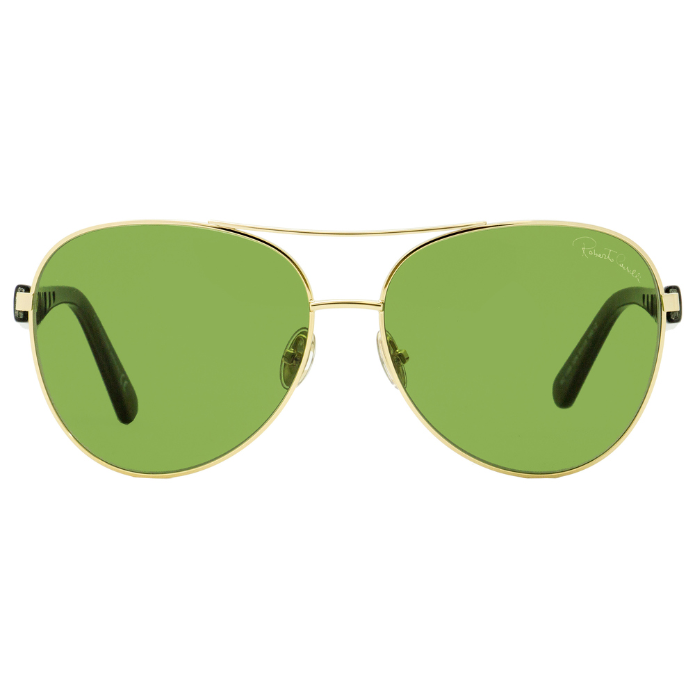 Roberto Cavalli Pilot Sunglasses RC1108 32N Gold/Transparent Gray 61mm 1108 - Picture 2 of 2